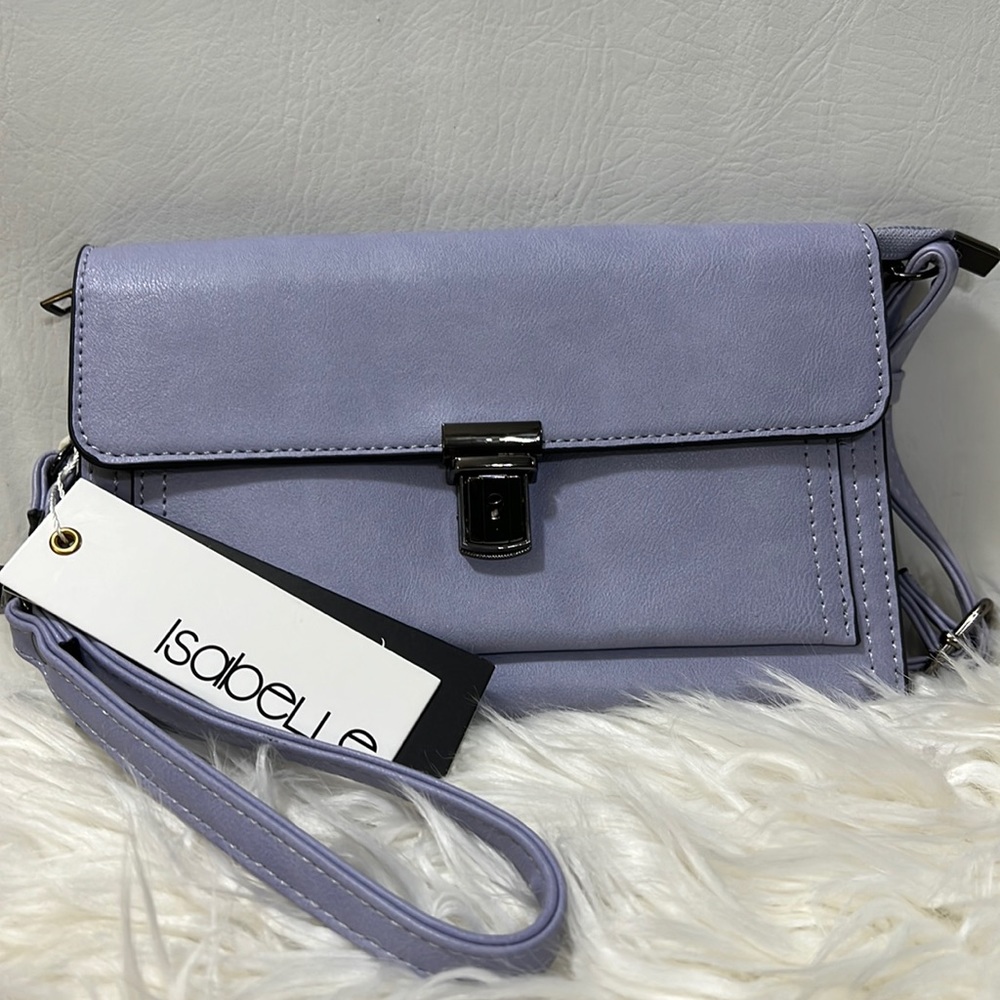 Isabelle Lilac Crossbody/Clutch Bag Purse